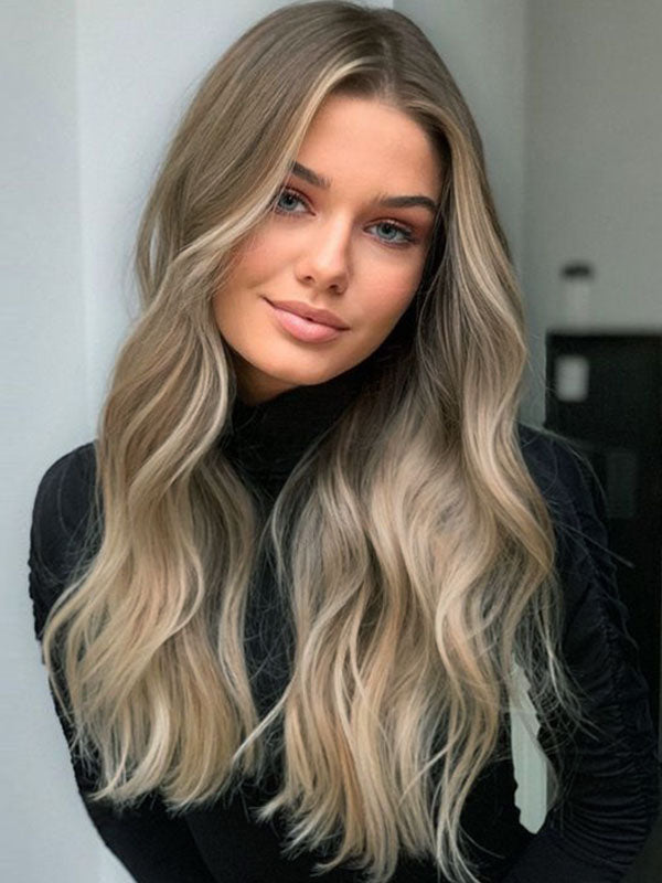 Hair Topper 3"x 5" Mono Base Ombre #8C/60