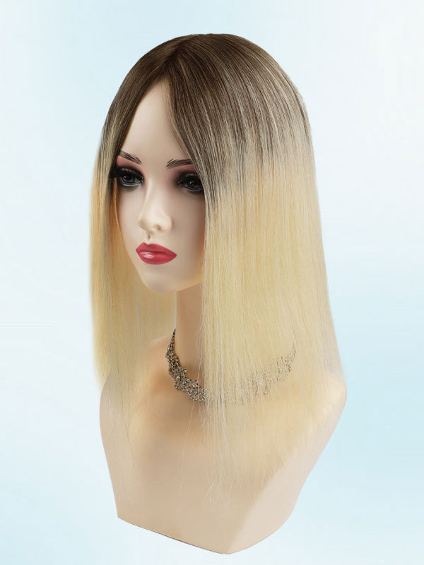 Hair Topper 3"x 5" Mono Base Ombre #T4/60