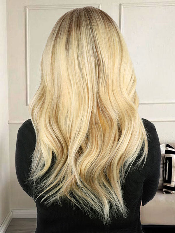 Lace Front Wig with Silk Top Balayage #B2/60