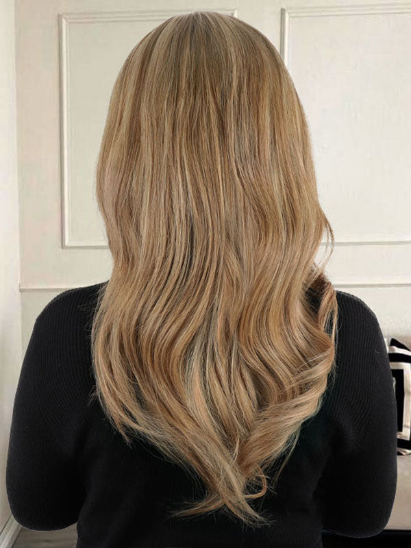 Lace Front Wig with Silk Top Highlights #P7/10