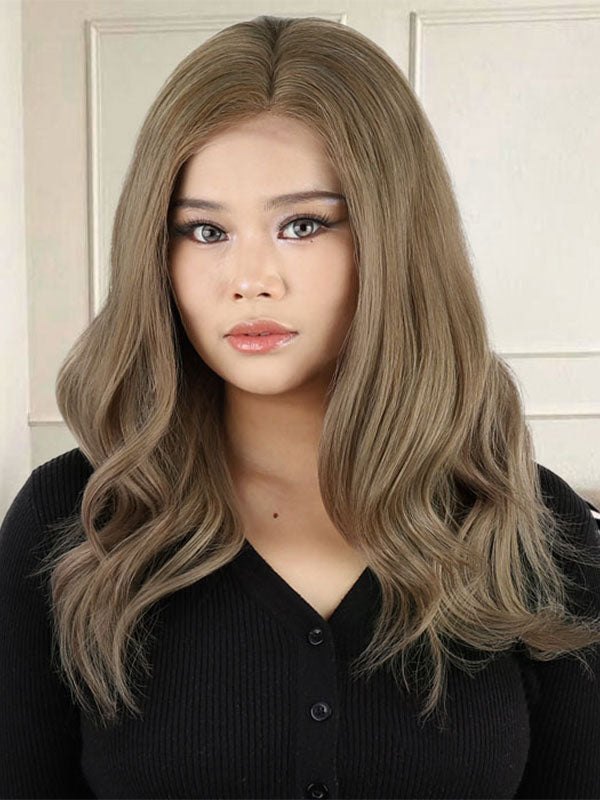 Lace Front Wig with Silk Top Highlights #P10/50