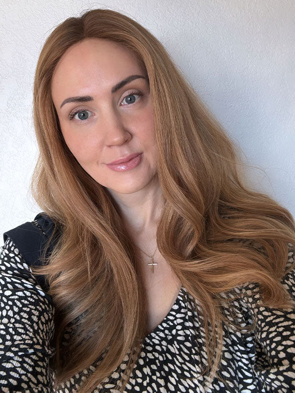 Lace Front Wig with Silk Top Highlights #P7/10