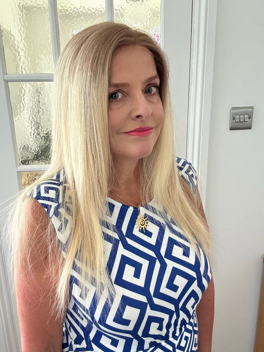 Lace Front Wig with Silk Top Balayage #B2/60