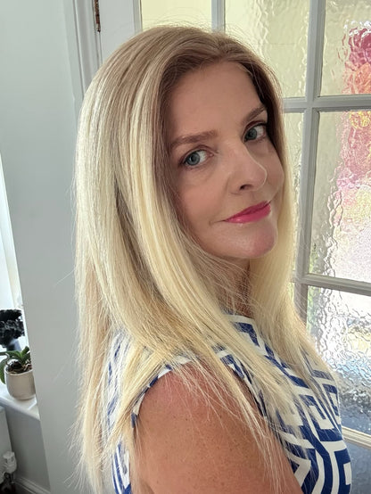 Lace Front Wig with Silk Top Balayage #B2/60