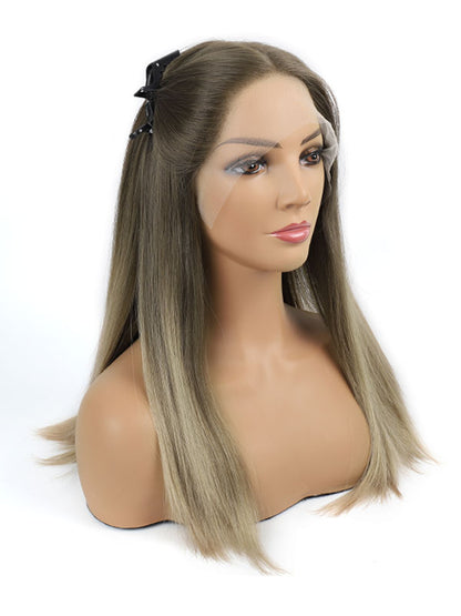 Lace Front Wig Chestnut Brown with Balayage Color #GT3 20“