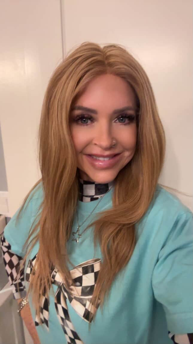 Lace Front Wig with Silk Top Highlights #P7/10